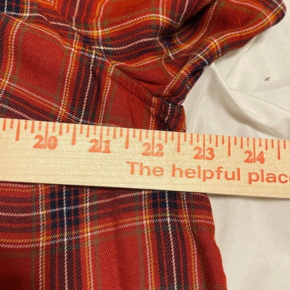 Terra & Sky Red Plaid Button-Down Shirt – Size 0X (14W) - Picture 7 of 8